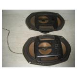 (2) Logic CS1069  9 1/2 inch Speakers - condition