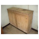 Vintage Wooden 2 Door Cabinet  50x16x39 inches