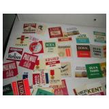 Cigarette Machine Advertisement Labels