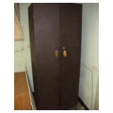 Metal 2 Door Cabinet  24x21x67 inches