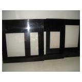 (3) Back Plexiglas   22x22 inches