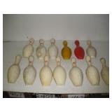 (13) Plastic Arcade Game Bowling Pins