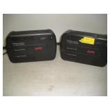 (2) APC ES350 Battery Back-Up Surge Protection