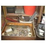 Misc Items - Contents of 2 Shelves & Floor