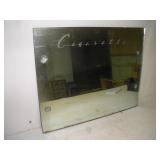 Cigarette Machine Mirror  20x16 inches  chipped
