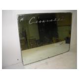 Cigarette Machine Mirror  20x16 inches  chipped