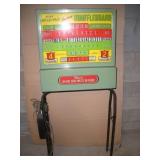 Original Rock-ola shuffleboard lighted scoreboard