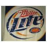 Miller Lite Banner  46x48 inches