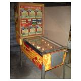 Bally Dixieland numbers bingo pinball machine