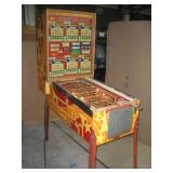 Bally Dixieland numbers bingo pinball machine