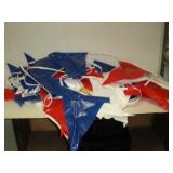 (3) Red, White & Blue Banners -