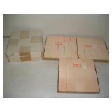 (6) Vintage Red, White & Blue Gambling Ticket