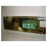 Vintage Kool Cigarette Machine Mirrored Back Glass