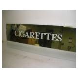 "Cigarettes" Cigarette Machine Mirrored Back Glass