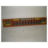 Thunderbird Bowling Game Back Cover  27x5 inches