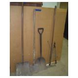 Shovels, Rake & Prunner