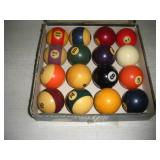 Set of Pool Table Balls