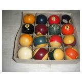 Set of Pool Table Balls