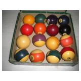 Set of Pool Table Balls