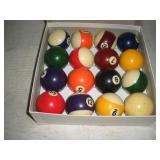 Set of Pool Table Balls