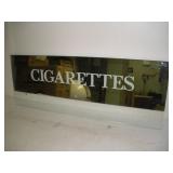 "Cigarettes" Cigarette Machine Mirrored Back Glass