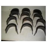 (12) Plastic Pool Table Bumpers