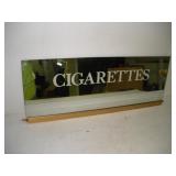 Vintage Cigarette Machine Mirrored Back Glass