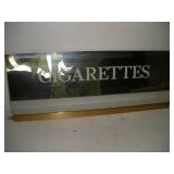 Vintage Cigarette Machine Mirrored Back Glass