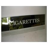 Vintage Cigarette Machine Mirrored Back Glass