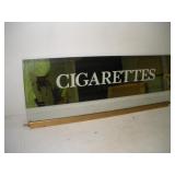 Vintage Cigarette Machine Mirrored Back Glass