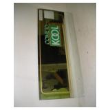 Vintage Cigarette Machine Mirrored Back Glass