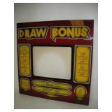 Kramergame "Draw Bonus" Back Plexiglass