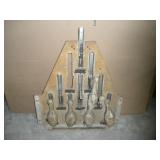 Chicago coin arcade bowling game pin rack 23x29