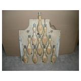 Chicago coin arcade bowling game pin rack 23x29
