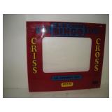 Criss Cross Bingo Back Plexiglass  25x22 inches