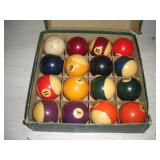 Set of Pool Table Balls