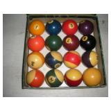 Set of Pool Table Balls