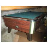 Valley Coin Operated Pool Table