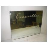 Cigarette Machine Mirror  20x16 inches  cracked