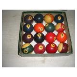 (16) Assorted Pool Table Balls