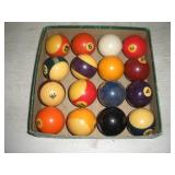 (16) Assorted Pool Table Balls