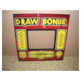 Draw Bonus Game of Skill Plexiglass 23 x 23 (MS)