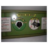 Vintage Midway "Tornado Baseball" Control Panel