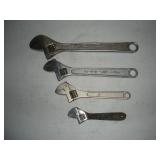 Adjustable Wrenches  6, 8,10 & 12 inches