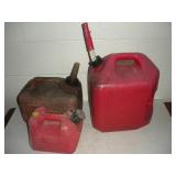 1, 2 1/2, 5 gallon Gas Cans
