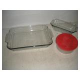 Anchor Hocking Glass Bakeware & Pyrex Bowl