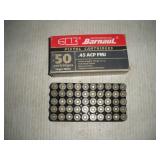 .45 Caliber Rounds - 50 cartridges