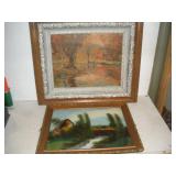 (2) Framed Prints  largest - 31x27 inches
