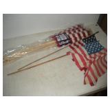 (12) American Flags  12x18 inches