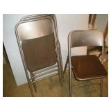 (4) Samsonite Metal Folding Chairs